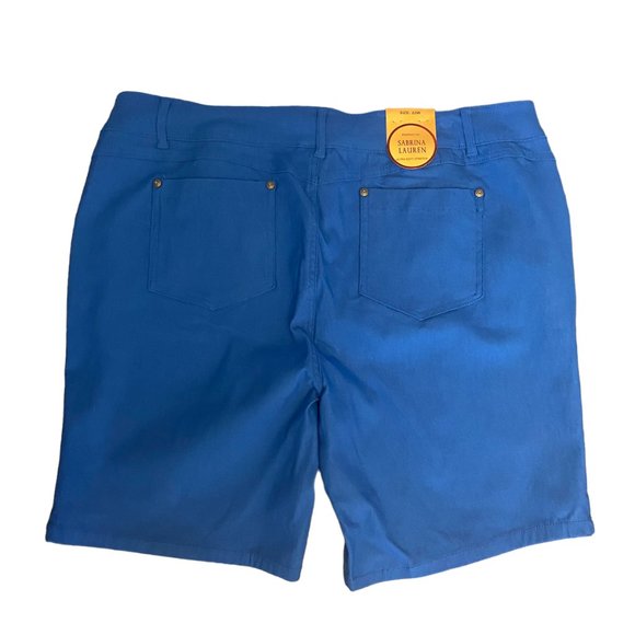 Sabrina Lauren New York Ultra Soft Stretch Jean Shorts NWT - Picture 3 of 3